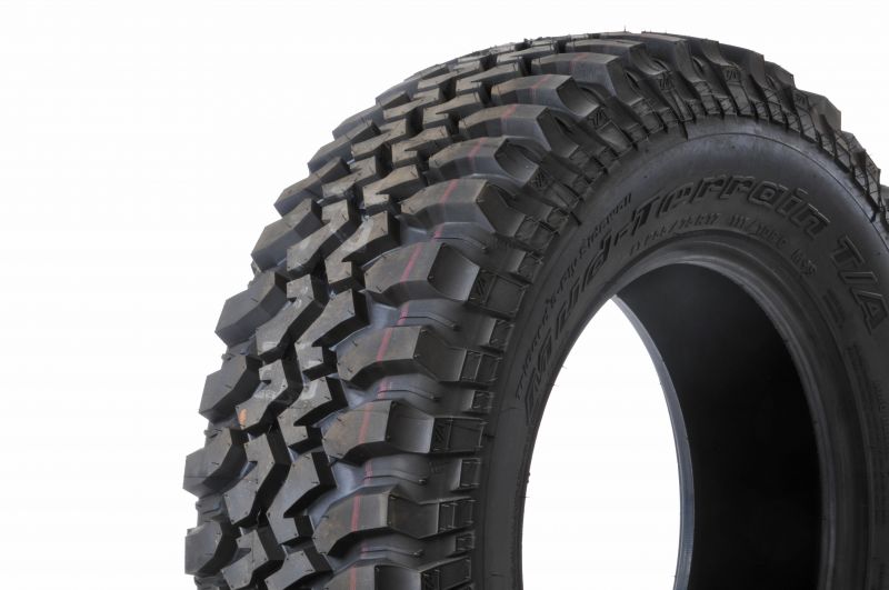 BF Goodrich Mud Terrain T/A KM LT255/75R17/6 tires